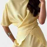 Veleda Cross-Strap Top and Flowing Skirt Set