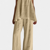 Lía Summer Set with Loose Top and Flowing Pants