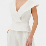 Hayden Asymmetrical Top and Palazzo Pants