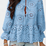 Kayden Bohemian Lace Top with Flowing Cut
