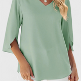 Tabitha Casual Blouse with Loose Cut and Sophisticated Style