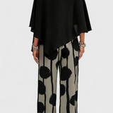 Aleida Asymmetrical Set with Printed Top and Pants