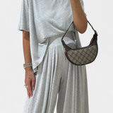 Trista Casual Set of Soft Top and Wide Leg Pants