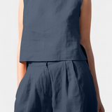 Yvanne Vintage Sleeveless Summer Set