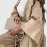 Caspian Relaxed Two-Piece Set with Long Kimono