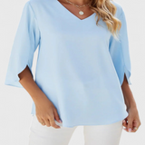 Tabitha Casual Blouse with Loose Cut and Sophisticated Style