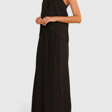 Bernadina Linen Set with Front Opening Top and Wide Leg Pants