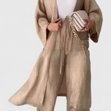 Caspian Relaxed Two-Piece Set with Long Kimono