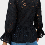 Kayden Bohemian Lace Top with Flowing Cut