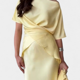 Veleda Cross-Strap Top and Flowing Skirt Set