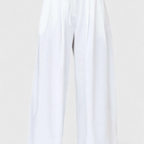 Bernadina Linen Set with Front Opening Top and Wide Leg Pants