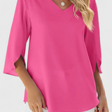 Tabitha Casual Blouse with Loose Cut and Sophisticated Style