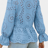 Kayden Bohemian Lace Top with Flowing Cut