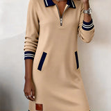Catalina – Long Sleeve Cotton Dress