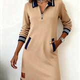 Catalina – Long Sleeve Cotton Dress