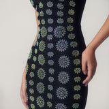 Moira - Diamond Maxi Fitted Bandage Dress