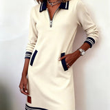Catalina – Long Sleeve Cotton Dress