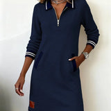 Catalina – Long Sleeve Cotton Dress