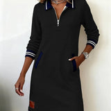 Catalina – Long Sleeve Cotton Dress