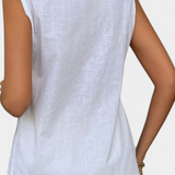 Loren Relaxed Style Sleeveless Linen Set