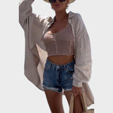 Selena | Embroidered Shirt with Shiny Details