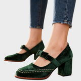 Alessia | Velvet Loafers