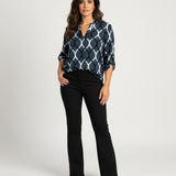Nora Graphic Print Blouse