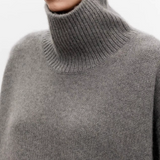 Beatrice | Cable Knit Roll Neck Jumper