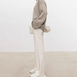 Beatrice | Cable Knit Roll Neck Jumper