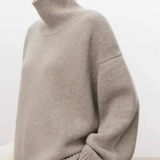 Beatrice | Cable Knit Roll Neck Jumper