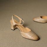 Authentic Leather Heels Valery