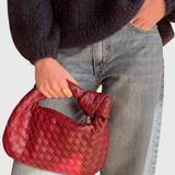 Sage Mini Woven Satchel Bag