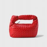 Sage Mini Woven Satchel Bag