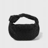Sage Mini Woven Satchel Bag
