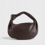 Sage Medium Woven Shoulder Bag