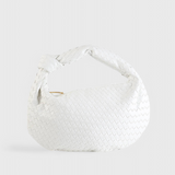 Sage Medium Woven Shoulder Bag