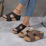 Gigi - Elegant Wedge Sandals