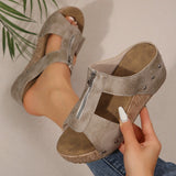 Gigi - Elegant Wedge Sandals