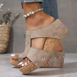 Gigi - Elegant Wedge Sandals