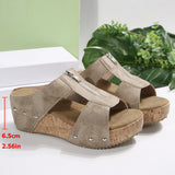 Gigi - Elegant Wedge Sandals
