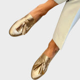 Cloe | Golden Loafers